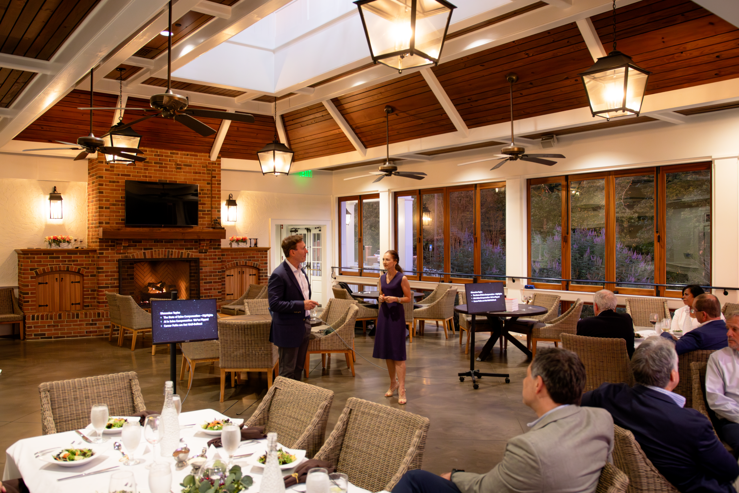 SalesGlobe dinner conversation